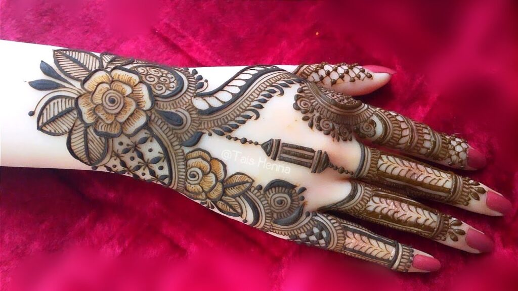 Back Hand Mehndi Design