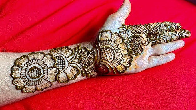 Front Hand Mehndi Design