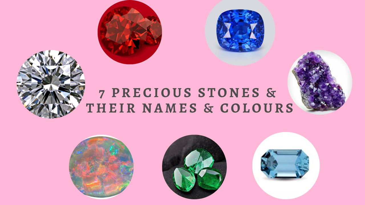 7 Precious Stones and their Names and Colors